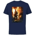 thumbnail image 1 of Lucasfilm Indiana Jones Kingdom of the Crystal Skull Poster - Short Sleeve Cotton T-Shirt for Adults - Customized-Navy, 1 of 5