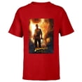 thumbnail image 1 of Lucasfilm Indiana Jones Kingdom of the Crystal Skull Poster - Short Sleeve T-Shirt for Kids - Customized-Red, 1 of 5