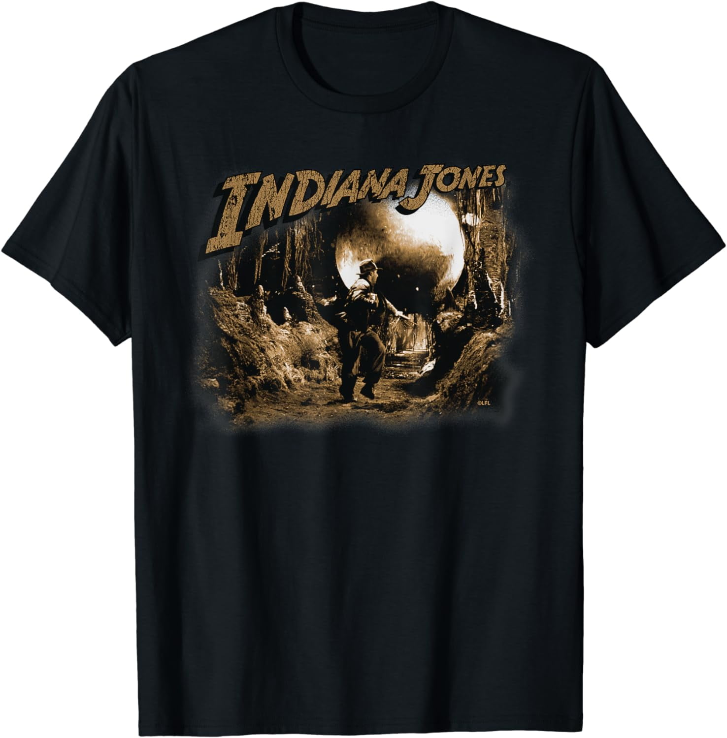 Lucasfilm Indiana Jones Raiders Of The Lost Ark Boulder Run T Shirt Walmart Com