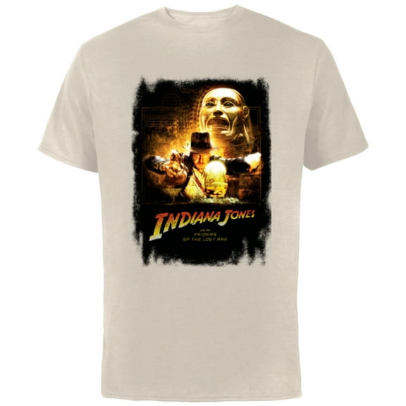 Lucasfilm Indiana Jones Raiders of the Lost Ark Golden Idol - Short Sleeve Cotton T-Shirt for Adults - Customized-Natural