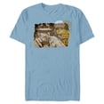 thumbnail image 1 of Lucasfilm Indiana Jones Vintage Map and Skull - Short Sleeve Blended T-Shirt for Adults - Customized-Ocean Blue, 1 of 5