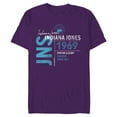 thumbnail image 1 of Lucasfilm Indiana Jones and the Dial of Destiny 1969 Trusted - Short Sleeve Blended T-Shirt for Adults - Customized-Purple, 1 of 5