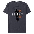 thumbnail image 1 of Lucasfilm Indiana Jones and the Dial of Destiny ’35 – ‘69 - Short Sleeve Blended T-Shirt for Adults - Customized-Navy Heather, 1 of 5