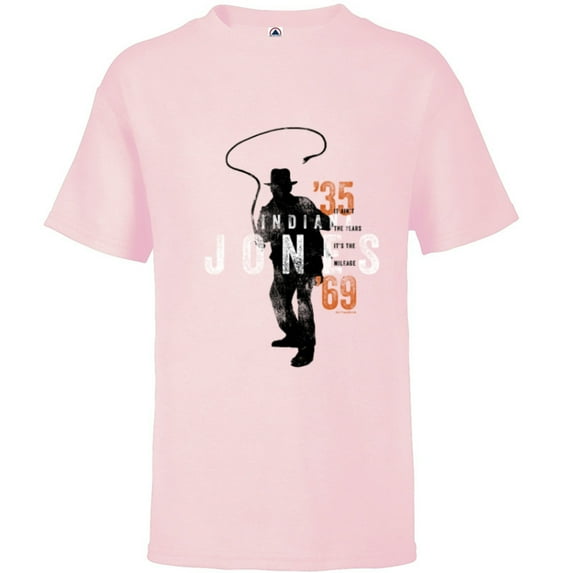 Lucasfilm Indiana Jones and the Dial of Destiny ’35 – ‘69 - Short Sleeve T-Shirt for Kids - Customized-Soft Pink