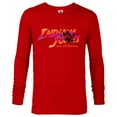thumbnail image 1 of Lucasfilm Indiana Jones and the Dial of Destiny ‘60s Logo - Long Sleeve T-Shirt for Men - Customized-New Red, 1 of 5
