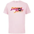 thumbnail image 1 of Lucasfilm Indiana Jones and the Dial of Destiny ‘60s Logo - Short Sleeve Cotton T-Shirt for Adults - Customized-Soft Pink, 1 of 5