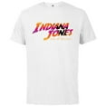 thumbnail image 1 of Lucasfilm Indiana Jones and the Dial of Destiny ‘60s Logo - Short Sleeve Cotton T-Shirt for Adults - Customized-White, 1 of 5
