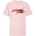 thumbnail image 1 of Lucasfilm Indiana Jones and the Dial of Destiny ‘60s Logo - Short Sleeve T-Shirt for Kids - Customized-Soft Pink, 1 of 5