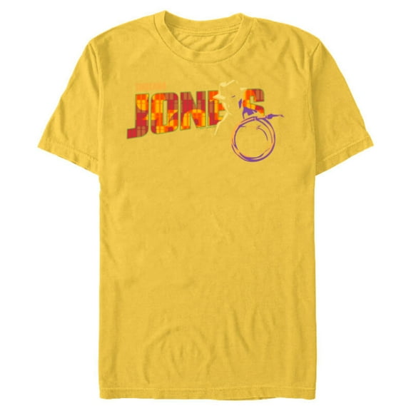 Lucasfilm Indiana Jones and the Dial of Destiny ‘60s Name - Short Sleeve Blended T-Shirt for Adults - Customized-Yellow