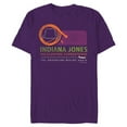 thumbnail image 1 of Lucasfilm Indiana Jones and the Dial of Destiny Expeditions - Short Sleeve Blended T-Shirt for Adults - Customized-Purple, 1 of 5