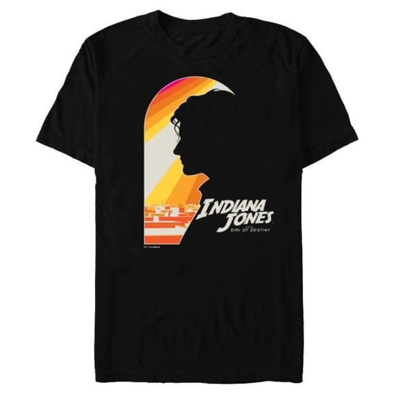 Lucasfilm Indiana Jones and the Dial of Destiny Helena Sun - Short Sleeve Blended T-Shirt for Adults - Customized-Black