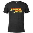 thumbnail image 1 of Lucasfilm Indiana Jones and the Dial of Destiny Movie Logo - Short Sleeve Blended T-Shirt for Adults - Customized-Black Snow Heather, 1 of 5