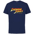 thumbnail image 1 of Lucasfilm Indiana Jones and the Dial of Destiny Movie Logo - Short Sleeve Cotton T-Shirt for Adults - Customized-Athletic Navy, 1 of 5
