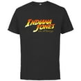 thumbnail image 1 of Lucasfilm Indiana Jones and the Dial of Destiny Movie Logo - Short Sleeve Cotton T-Shirt for Adults - Customized-Black, 1 of 5