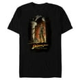 thumbnail image 1 of Lucasfilm Indiana Jones and the Temple of Doom Poster Art - Short Sleeve Blended T-Shirt for Adults - Customized-Black, 1 of 5