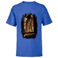 thumbnail image 1 of Lucasfilm Indiana Jones and the Temple of Doom Poster Art - Short Sleeve T-Shirt for Kids - Customized-Royal, 1 of 5
