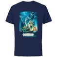 thumbnail image 1 of Lucasfilm Willow Illustrated Blue Movie Poster - Short Sleeve Cotton T-Shirt for Adults - Customized-Navy, 1 of 5