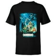 thumbnail image 1 of Lucasfilm Willow Illustrated Blue Movie Poster - Short Sleeve T-Shirt for Kids - Customized-Black, 1 of 5