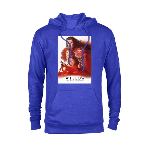 Lucasfilm Willow Illustrated Red Movie Poster - Pullover Hoodie for Adults - Customized-Royal