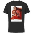 thumbnail image 1 of Lucasfilm Willow Illustrated Red Movie Poster - Short Sleeve Cotton T-Shirt for Adults - Customized-Black, 1 of 5