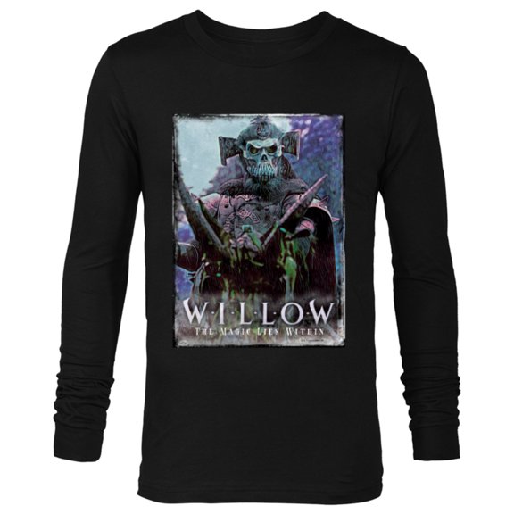 Lucasfilm Willow Movie General Kael Rides - Long Sleeve T-Shirt for Men - Customized-Black