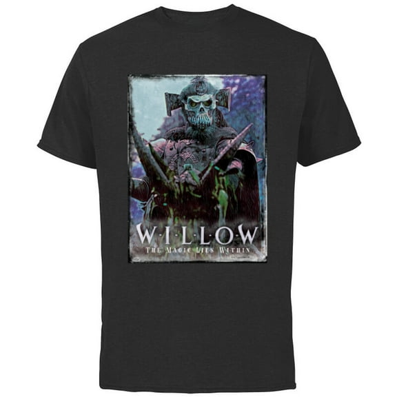 Lucasfilm Willow Movie General Kael Rides - Short Sleeve Cotton T-Shirt for Adults - Customized-Black