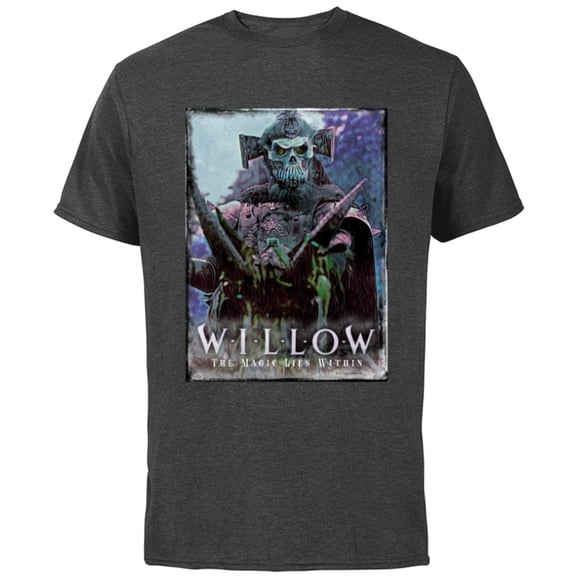 Lucasfilm Willow Movie General Kael Rides - Short Sleeve Cotton T-Shirt for Adults - Customized-Charcoal