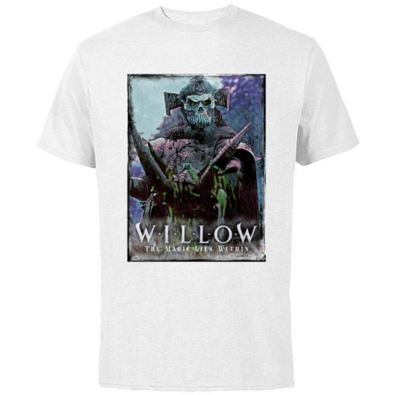 Lucasfilm Willow Movie General Kael Rides - Short Sleeve Cotton T-Shirt for Adults - Customized-White