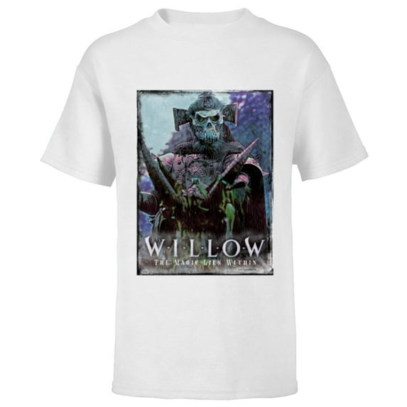 Lucasfilm Willow Movie General Kael Rides - Short Sleeve T-Shirt for Kids - Customized-White