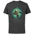 thumbnail image 1 of Lucasfilm Willow Movie General Kael on Horse Illustrated - Short Sleeve Cotton T-Shirt for Adults - Customized-Charcoal, 1 of 5
