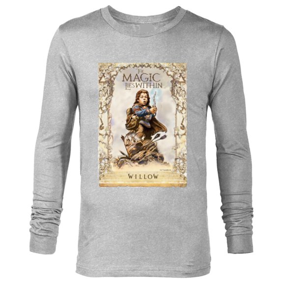 Lucasfilm Willow Movie The Magic Lies Within Archway Battle - Long Sleeve T-Shirt for Men - Customized-Athletic Heather