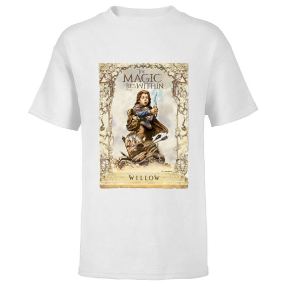 Lucasfilm Willow Movie The Magic Lies Within Archway Battle - Short Sleeve T-Shirt for Kids - Customized-White