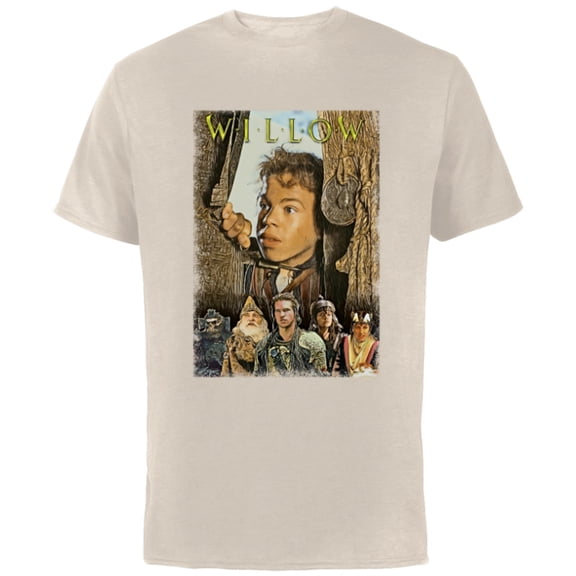 Lucasfilm Willow Movie The Magic Lies Within - Short Sleeve Cotton T-Shirt for Adults - Customized-Natural
