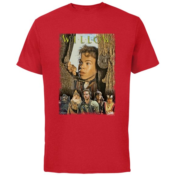 Lucasfilm Willow Movie The Magic Lies Within - Short Sleeve Cotton T-Shirt for Adults - Customized-Red