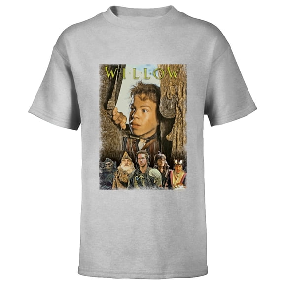Lucasfilm Willow Movie The Magic Lies Within - Short Sleeve T-Shirt for Kids - Customized-Athletic Heather