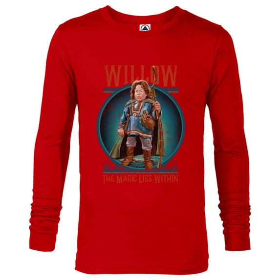Lucasfilm Willow Movie Unlikely Hero The Magic Lies Within - Long Sleeve T-Shirt for Men - Customized-New Red
