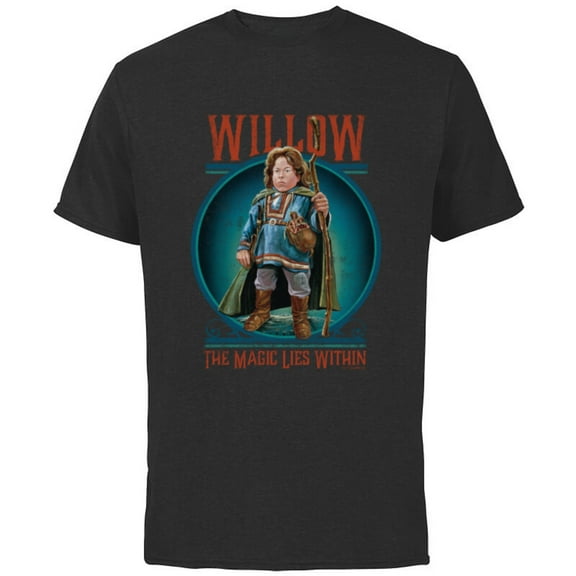 Lucasfilm Willow Movie Unlikely Hero The Magic Lies Within - Short Sleeve Cotton T-Shirt for Adults - Customized-Black
