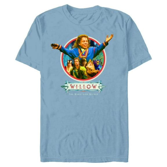 Lucasfilm Willow Movie Willow Ufgood Triumphant - Short Sleeve Blended T-Shirt for Adults - Customized-Ocean Blue