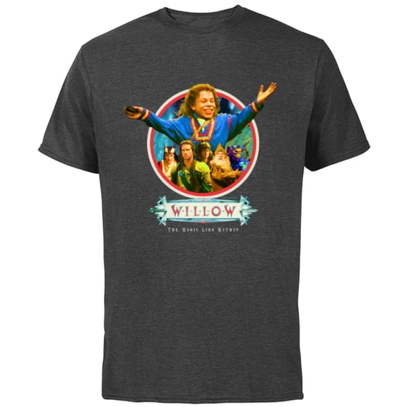Lucasfilm Willow Movie Willow Ufgood Triumphant - Short Sleeve Cotton T-Shirt for Adults - Customized-Charcoal