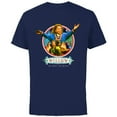 thumbnail image 1 of Lucasfilm Willow Movie Willow Ufgood Triumphant - Short Sleeve Cotton T-Shirt for Adults - Customized-Navy, 1 of 5