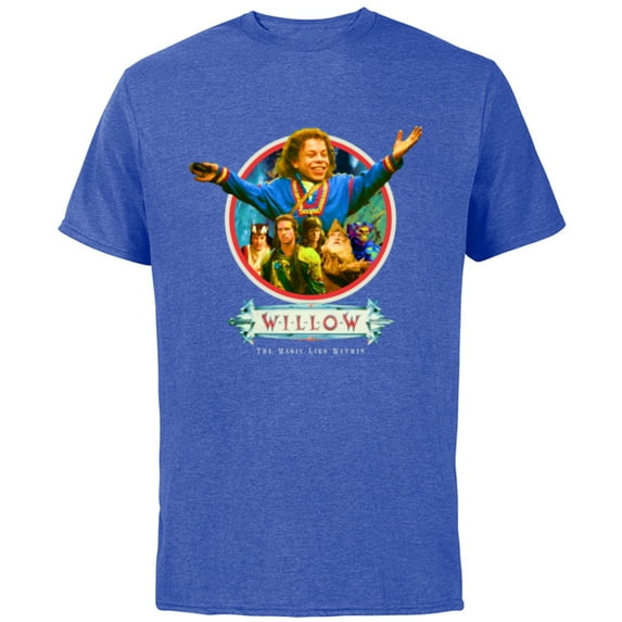 Lucasfilm Willow Movie Willow Ufgood Triumphant - Short Sleeve Cotton T-Shirt for Adults - Customized-Royal Heather