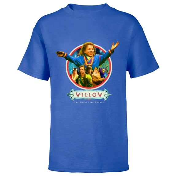 Lucasfilm Willow Movie Willow Ufgood Triumphant - Short Sleeve T-Shirt for Kids - Customized-Royal