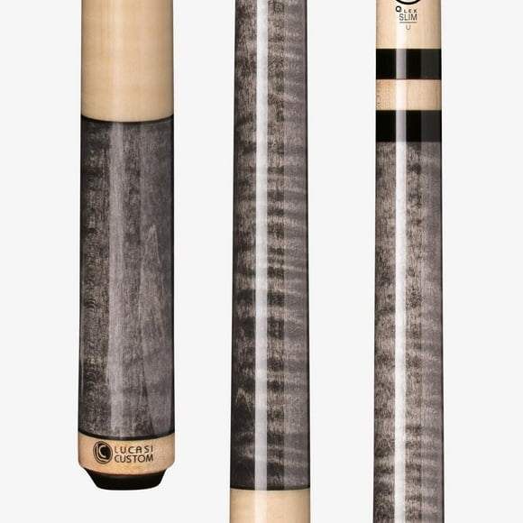 Lucasi LZC5 Grey Pool Cue Stick + Zero Flex Slim LD Shaft + Tiger Everest Tip