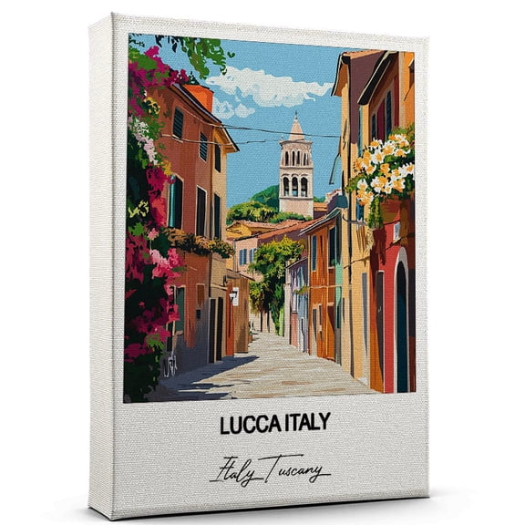 Lucca Italy Travel Wall Art Italy Tuscany Canvas Travel Wall Decor with Timeless Appeal A Special Gift for Loved Ones