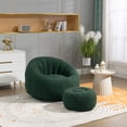 thumbnail image 1 of Luccalily Bean Bag Chair Lounger sofa with swivel pedals, 1 of 12