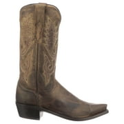Lucchese  Mens Lewis Mandras Goat Snip Toe   Casual Boots   Mid Calf