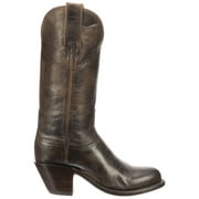 Lucchese  Womens Britton Goat Round Toe   Casual Boots   Mid Calf Mid Heel 2-3"