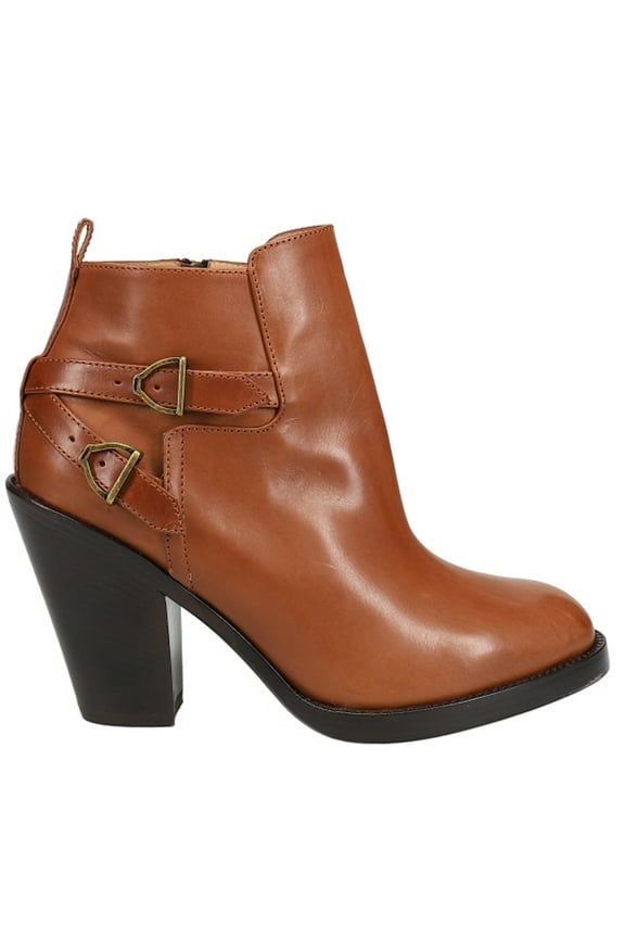 Womens Lucia Round Toe Ankle Boots