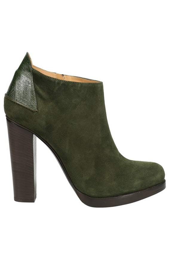 Womens Maria Round Toe Platform Ankle Boots