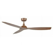 Lucci Air Moto 52 Outdoor DC Indoor/Outdoor Ceiling Fan with Remote Control, Rustic Wood Ceiling Fan, Damp Rated, Energy Efficient